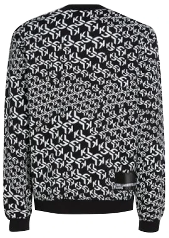 KARL LAGERFELD JEANS, Men's, Regular Monogram Sweat, Regular Fit, Multicolor, M