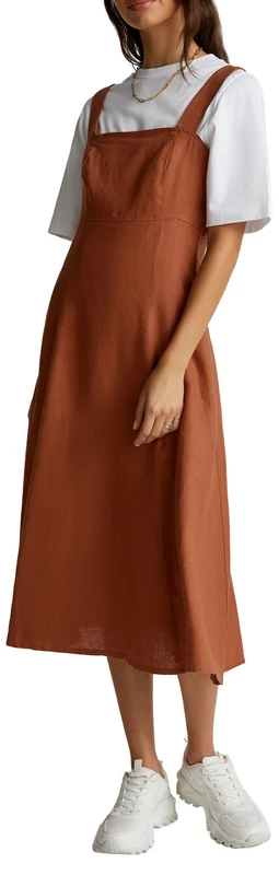 United Colors of Benetton Women's Dress, Brown, M