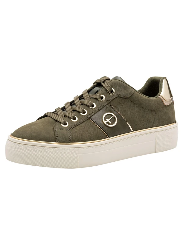 Tamaris Women's 1-23724-42 Trainers, Olive Nubuck, 7.5 UK