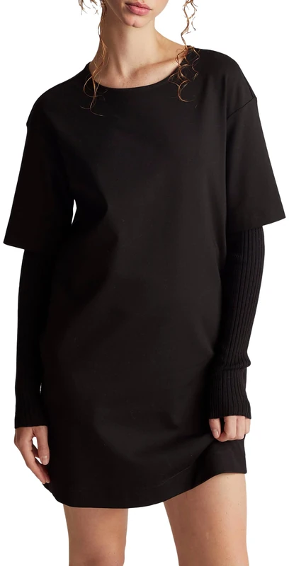 United Colors of Benetton Dress, Black, L