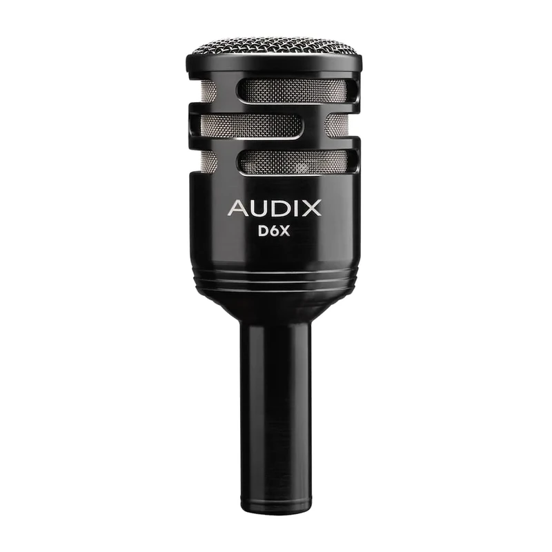 AUDIX D6X Dynamic Kick Drum Microphone – 3 Selectable Voicings, VLM Capsule, Cardioid Pattern, for Kick Drums, Toms, Bass Cabinets, Stage & Studio