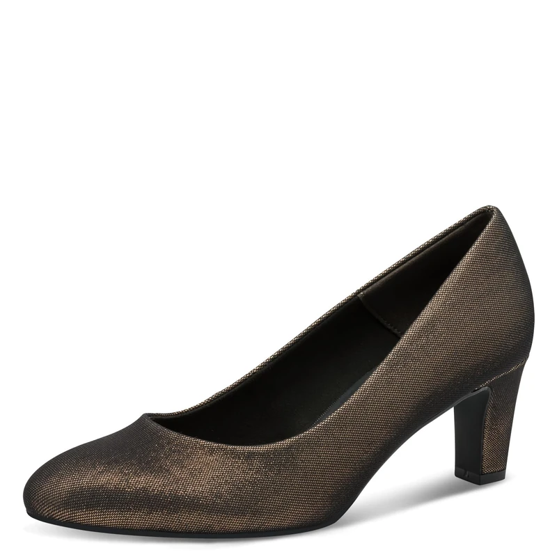 Tamaris Women's 1-22418-41 Court Shoes, Copper Glam, 8 UK