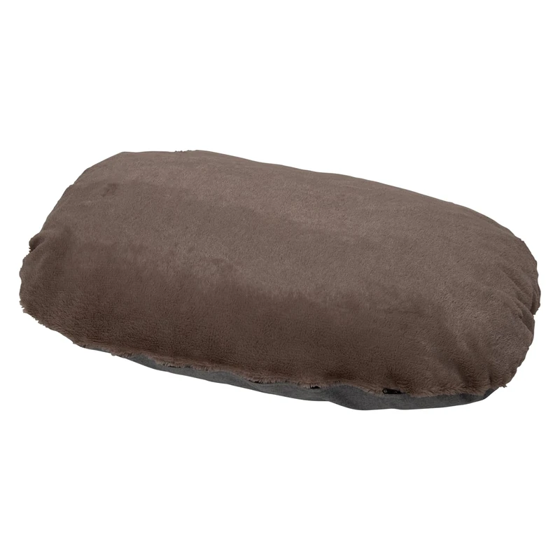 JACK AND VANILLA, Ergonomic Oval Cushion for Animals, Optimal Comfort, Elegant Design, Easy to Care, Size 95 x 62 x 30 cm, Colour: Dark Grey, Nimba Model - Image 1