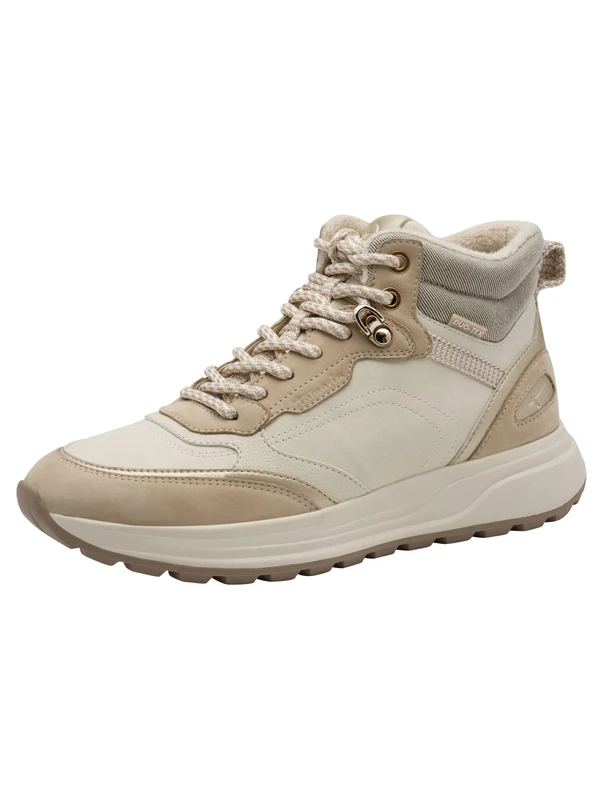 Tamaris Women's Damen Sneaker High 1-25259-45, Ivory, 7.5 UK