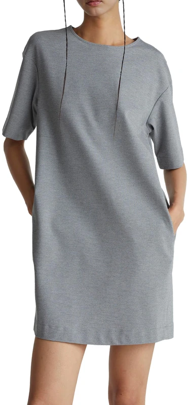 United Colors of Benetton Women's Dress, Grey, XL