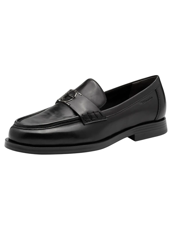 Tamaris Women's Vegan Slippers, Black, 5 UK