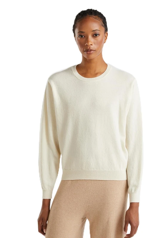 United Colors of Benetton Jersey g/c m/l, White, M