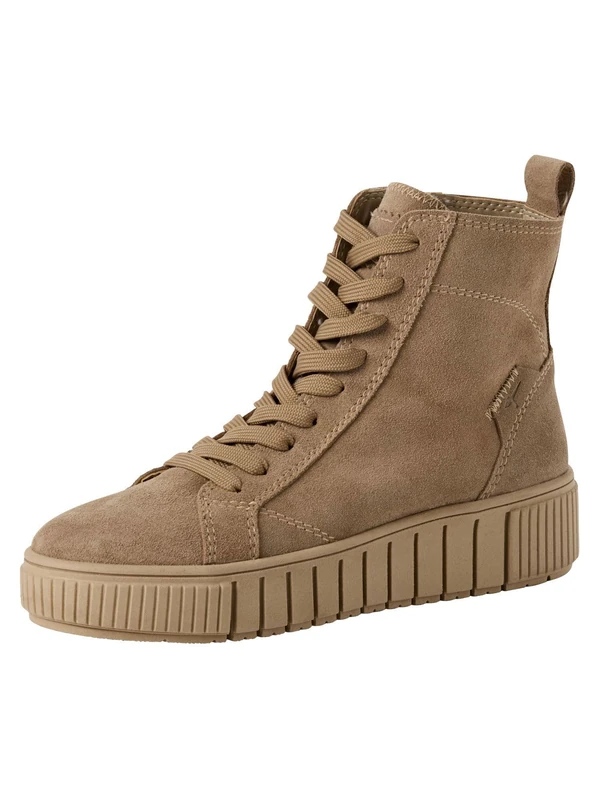 Tamaris Women's Leather Boots, beige, 7.5 UK