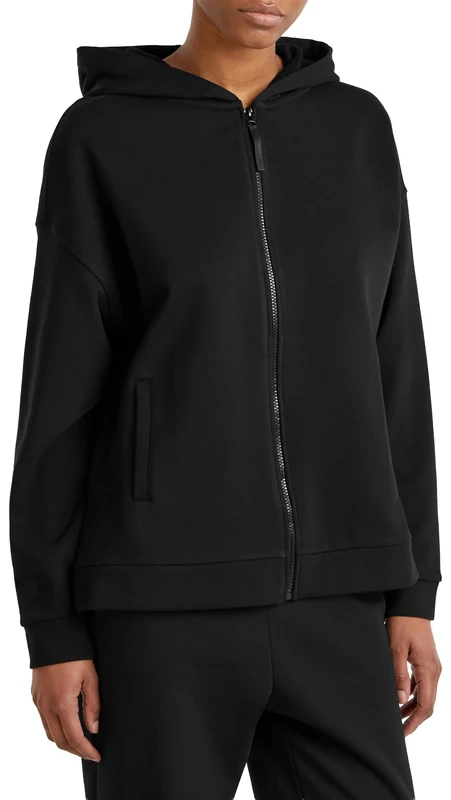 United Colors of Benetton jacket c/cap m/l, Black, XS