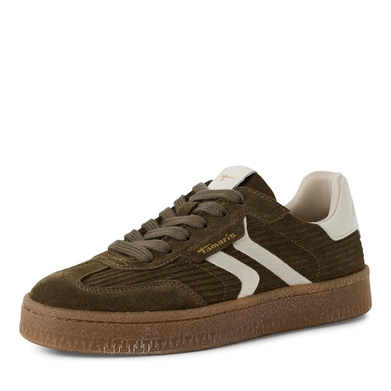 Tamaris Women's Low 1-23723-44 Trainers, Olive, 4 UK