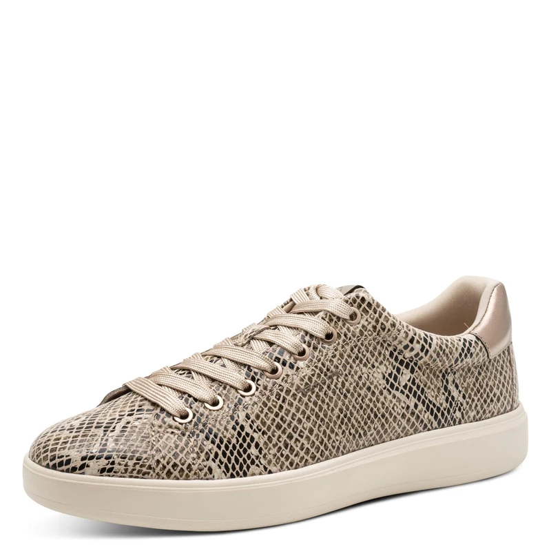 Tamaris Women's Low 1-23719-45 Trainers, Beige Snake, 41 EU, Beige Snake, 8 UK