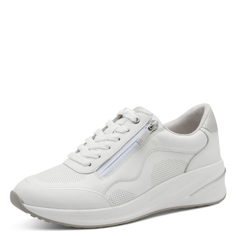 Tamaris Women's Low 1-23739-45 Trainers, White, 39 EU, White, 7 UK