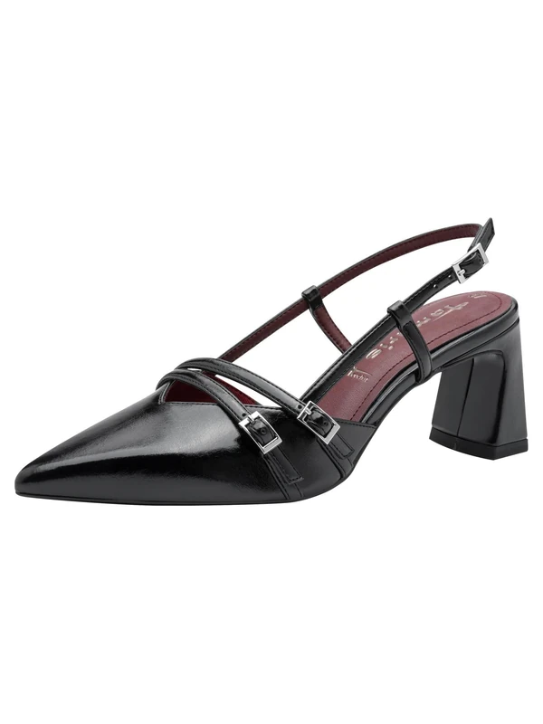 Tamaris Women's 1-29660-45 Court Shoes, Black, 3.5 UK