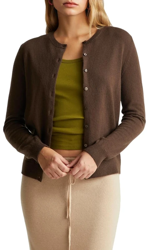 United Colors of Benetton Korean Jersey M/L, Brown, XS