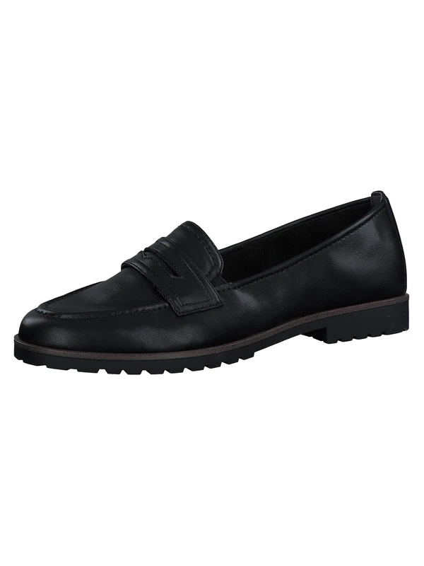 Tamaris Women's loafer flat black 8 UK