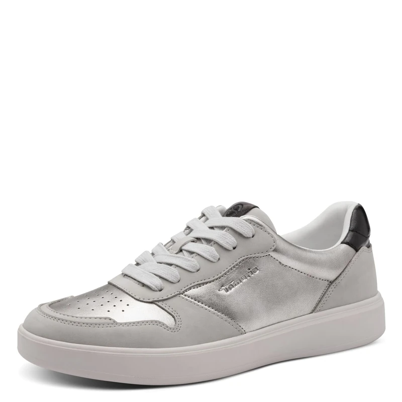 Tamaris Women's Low 1-23763-45 Trainers, Silver Comb, 8 UK - Image 1