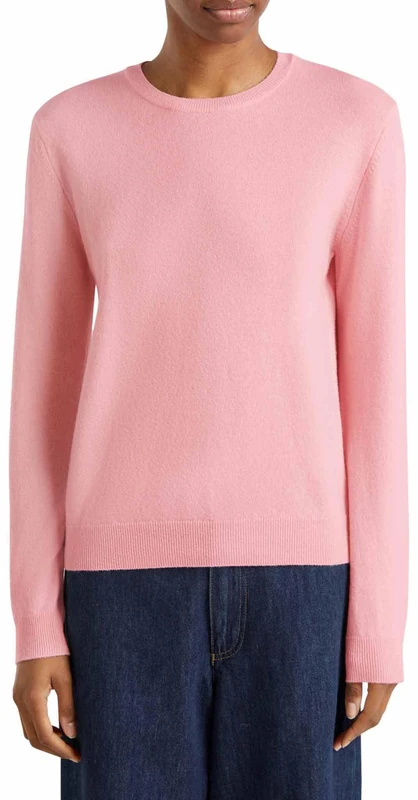 United Colors of Benetton Women's Maglia G/C M/L 1002d1k01 Sweater, Pink, S
