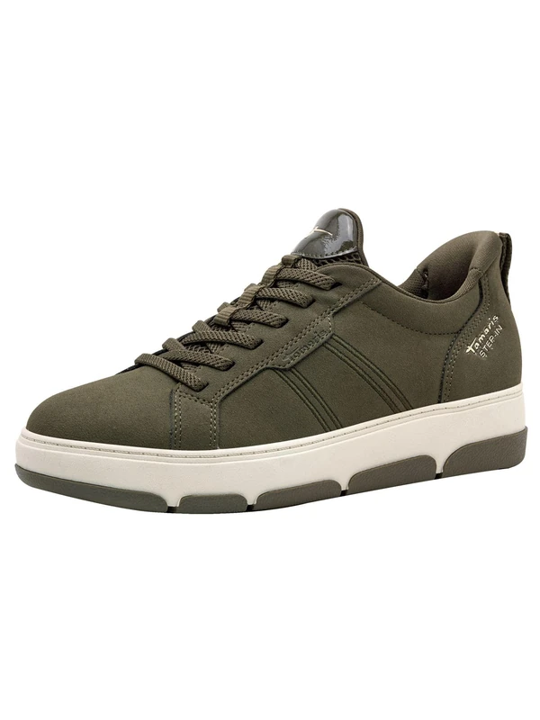 Tamaris Women's Low 1-23758-45 Trainers, Olive Nubuc, 37 EU, Olive Nubuck, 5 UK - Image 1