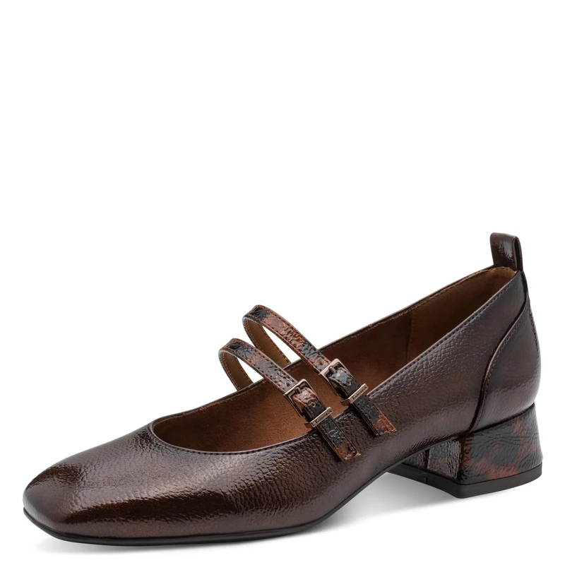 Tamaris Women's 1-22318-43 Court Shoes, Brown Comb, 8 UK - Image 1