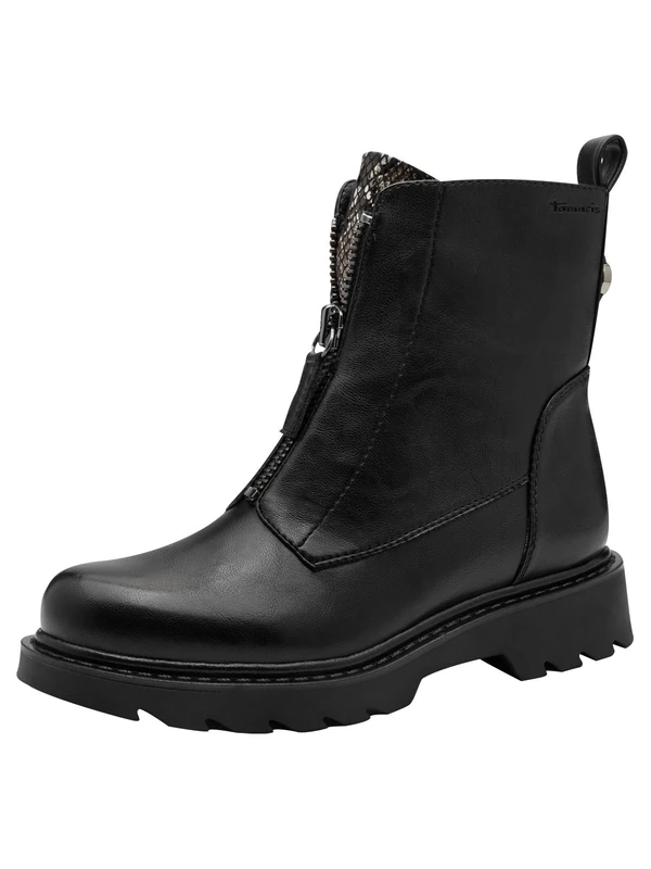 Tamaris Women's 1-25412-45 Ankle Boots, Black Snake, 3.5 UK