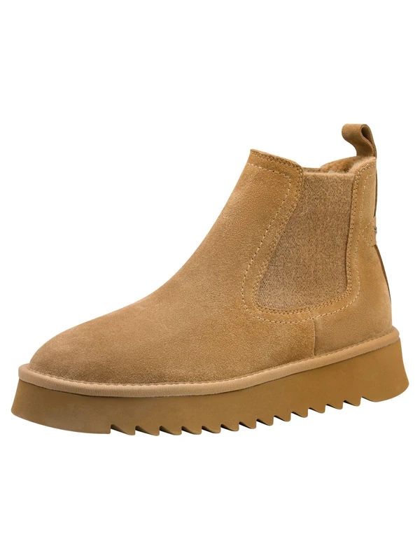 Tamaris Women's Flat Boots, camel, 5 UK
