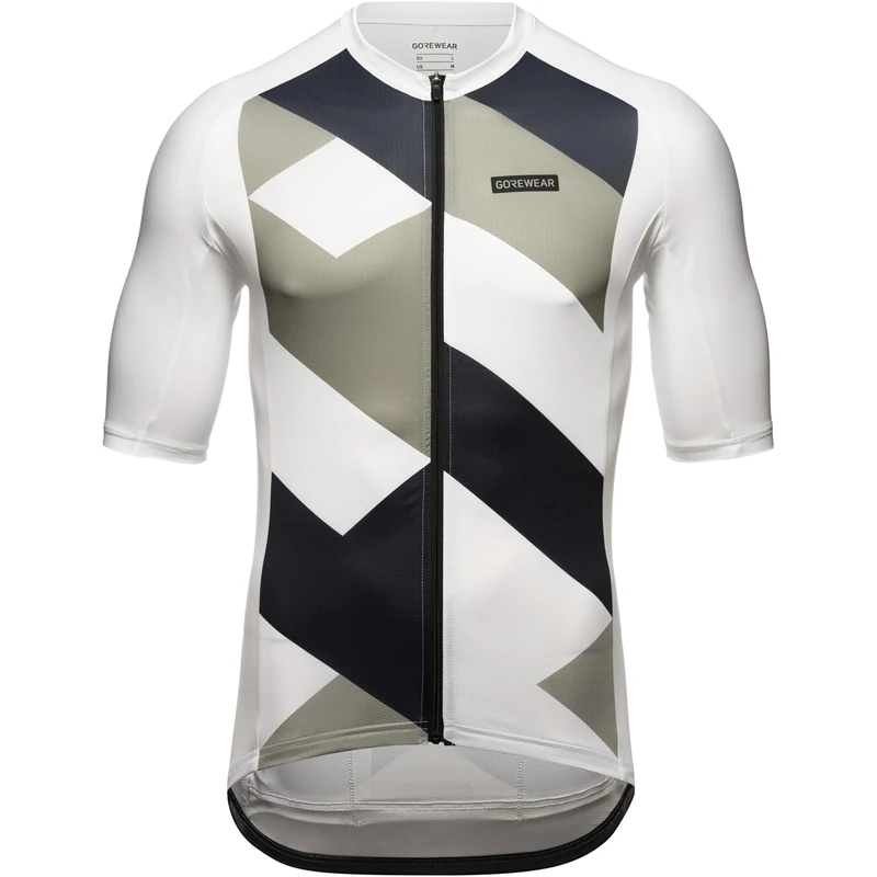 GORE WEAR Spirit Signal Jersey Mens, White/Lab Gray, L