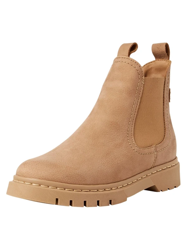 Tamaris Women's Chelsea Boots 1-25829-43, Beige nubuck, 4 UK