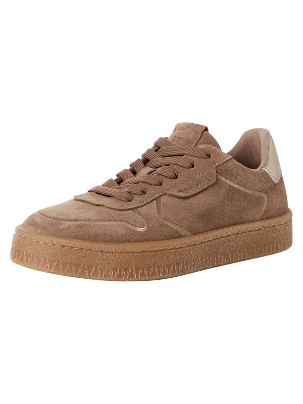 Tamaris Women's Low 1-23701-45 Trainers, Taupe, 39 EU, Taupe, 7 UK