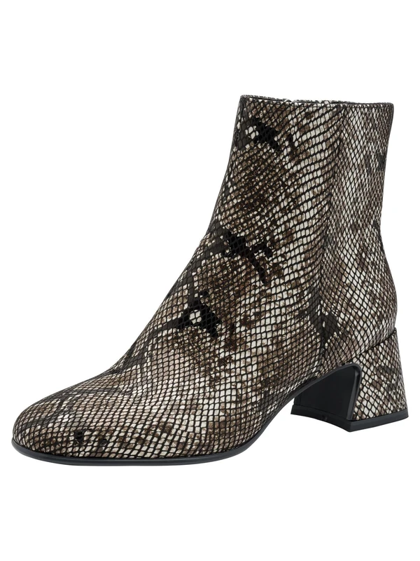 Tamaris Women's Boot Heel 1-25314-45 Ankle Boots, Black Snake, 37 EU, Black Snake, 5 UK