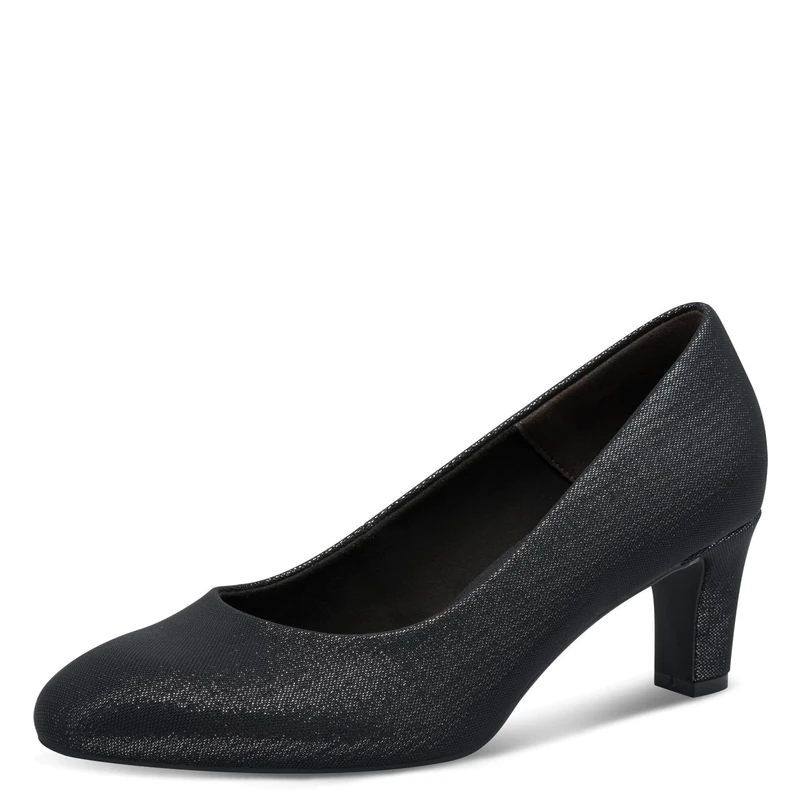 Tamaris Women's 1-22418-41 Pumps, Pewter Glam, 42 EU, Pewter Glam, 9 UK