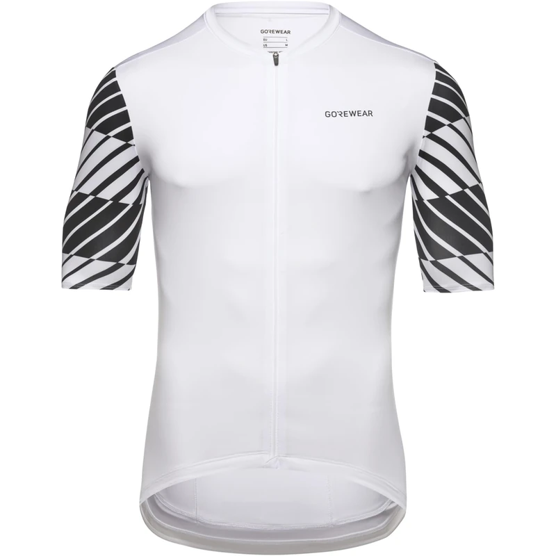 GORE WEAR SWIFTRIDE Optical Jersey Mens, White/Black, S