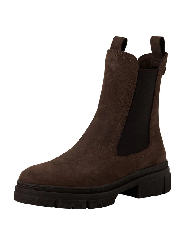 Tamaris Women's Classic Boots, Women's Boots, Comfort Lining, Touchit Footbed, Mocha nubuck, 5 UK