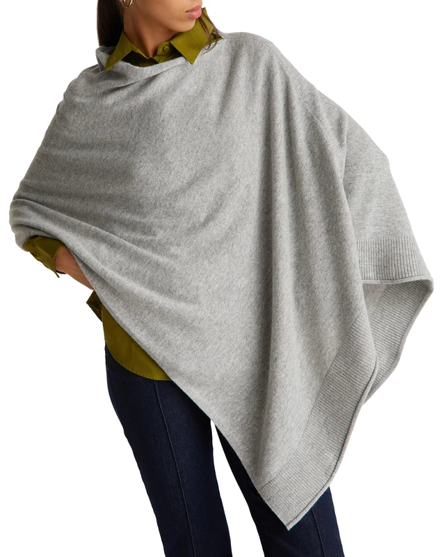 United Colors of Benetton Cape, Grey, One Size - Image 1