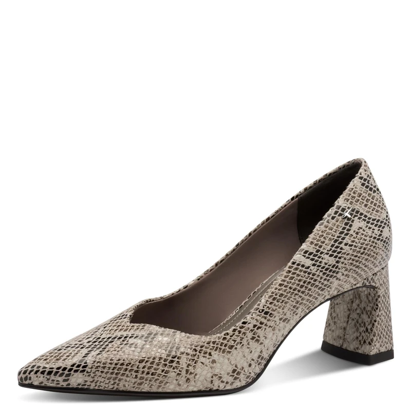Tamaris Women's 1-22453-45 Court Shoes, Beige Snake, 36 EU, Beige Snake, 3 UK