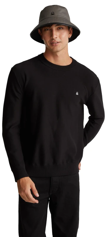 United Colors of Benetton Jersey g/c m/l, Black, M