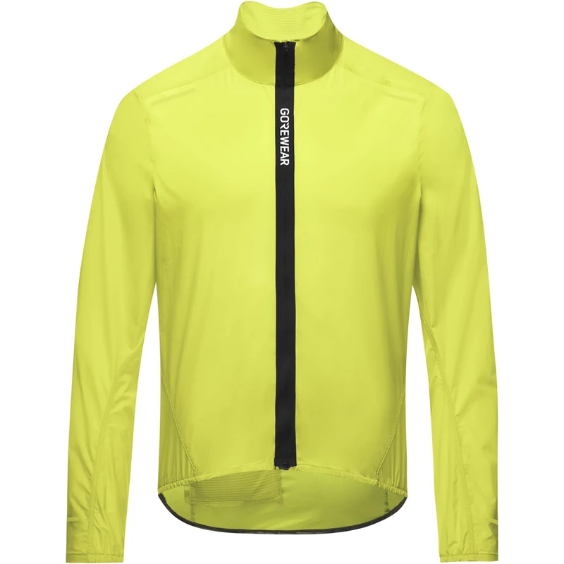 GORE WEAR SPINSHIFT Windbreaker Mens, Lime Yellow, XS