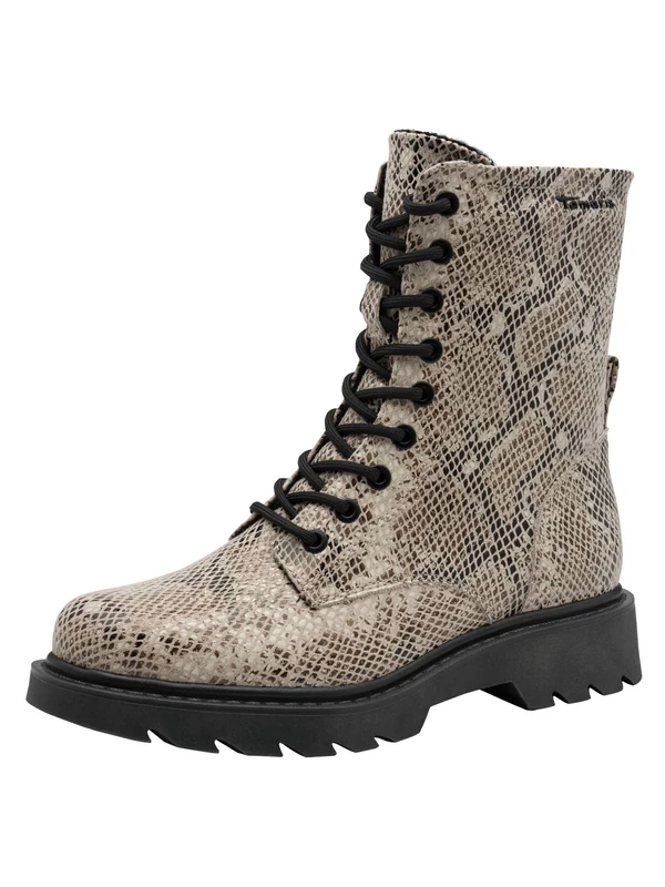 Tamaris Women's 1-25918-43 Ankle Boots, beige snake, 4 UK