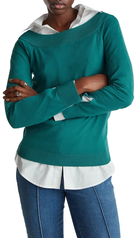 United Colors of Benetton Women's Sweater, Green, M