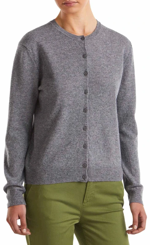United Colors of Benetton Korean Jersey M/L, Grey, XL