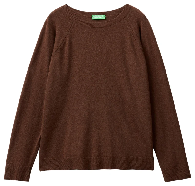 United Colors of Benetton Jersey m/l, Brown, XS