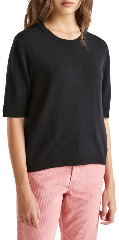 United Colors of Benetton Jersey G/C M/M, Black, L