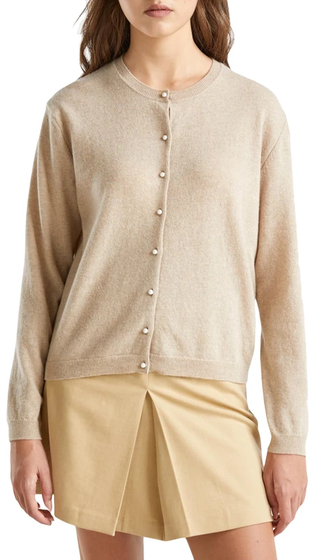 United Colors of Benetton Korean Jersey M/L, Beige, L