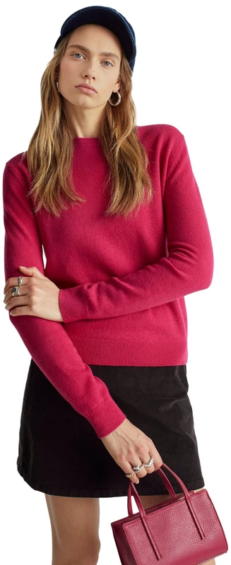 United Colors of Benetton Women's Maglia G/C M/L 1002d1k01 Sweater, Purple, L