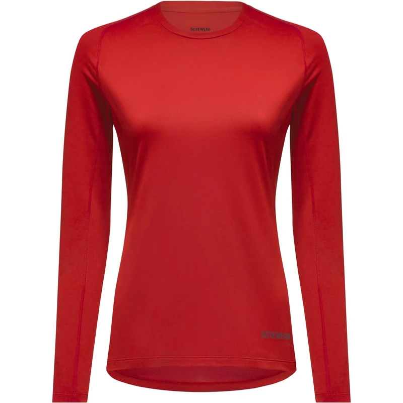 GOREWEAR Everyday Long Sleeve Shirt Womens, Lab Red, L