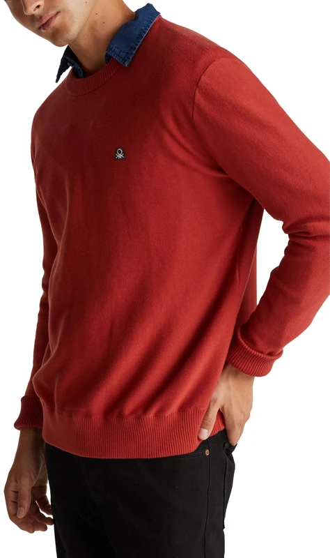 United Colors of Benetton Jersey g/c m/l, red, XL