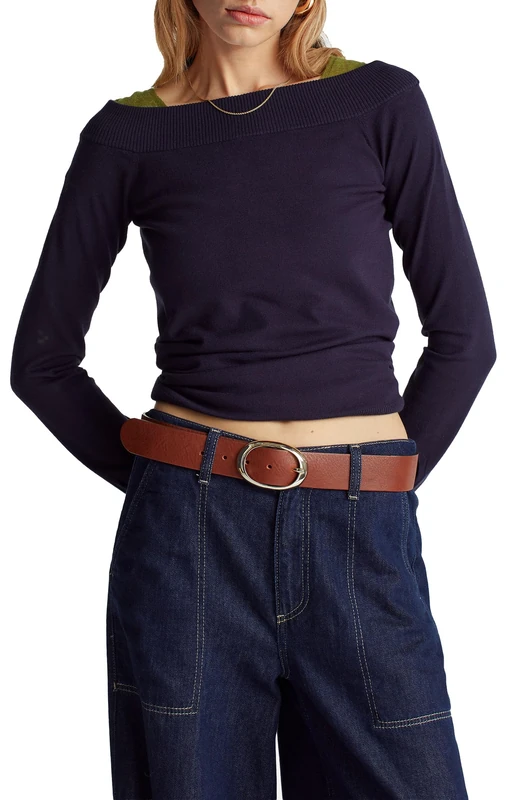 United Colors of Benetton Women's Sweater, Blue, M