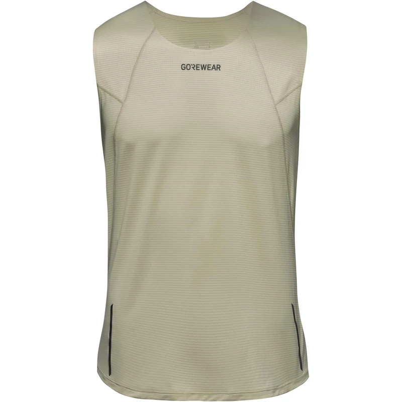 GORE WEAR Mens Contest 2.0 Singlet Shirt, Tech Beige, XL EU