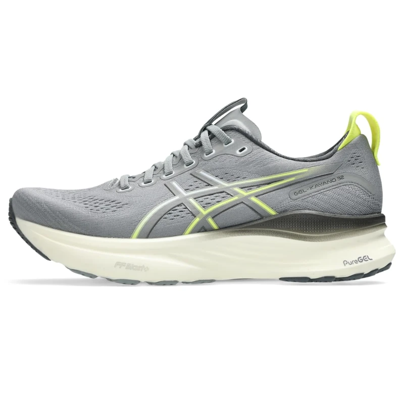 ASICS Men's Gel-Kayano 32 Sneaker, Gravel/Citron, 7 UK - Image 1