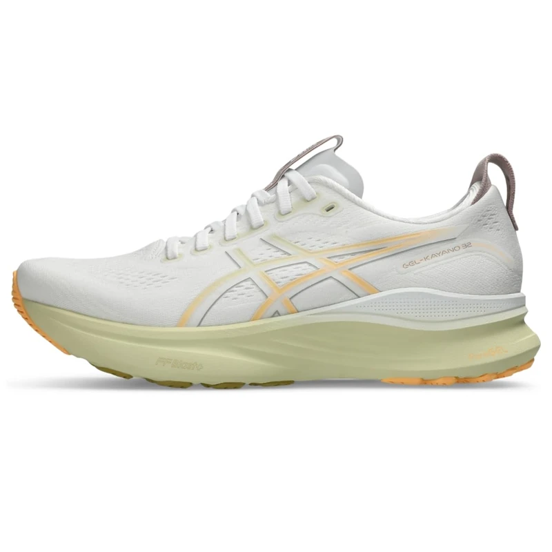 ASICS Men's Gel-Kayano 32 Running Shoes, White/Orange Glow, 10 UK