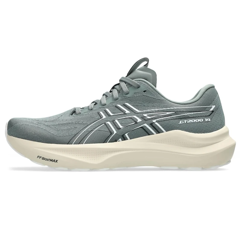 ASICS Men's GT-2000 14 Running Shoes, Monument/White, 7 UK